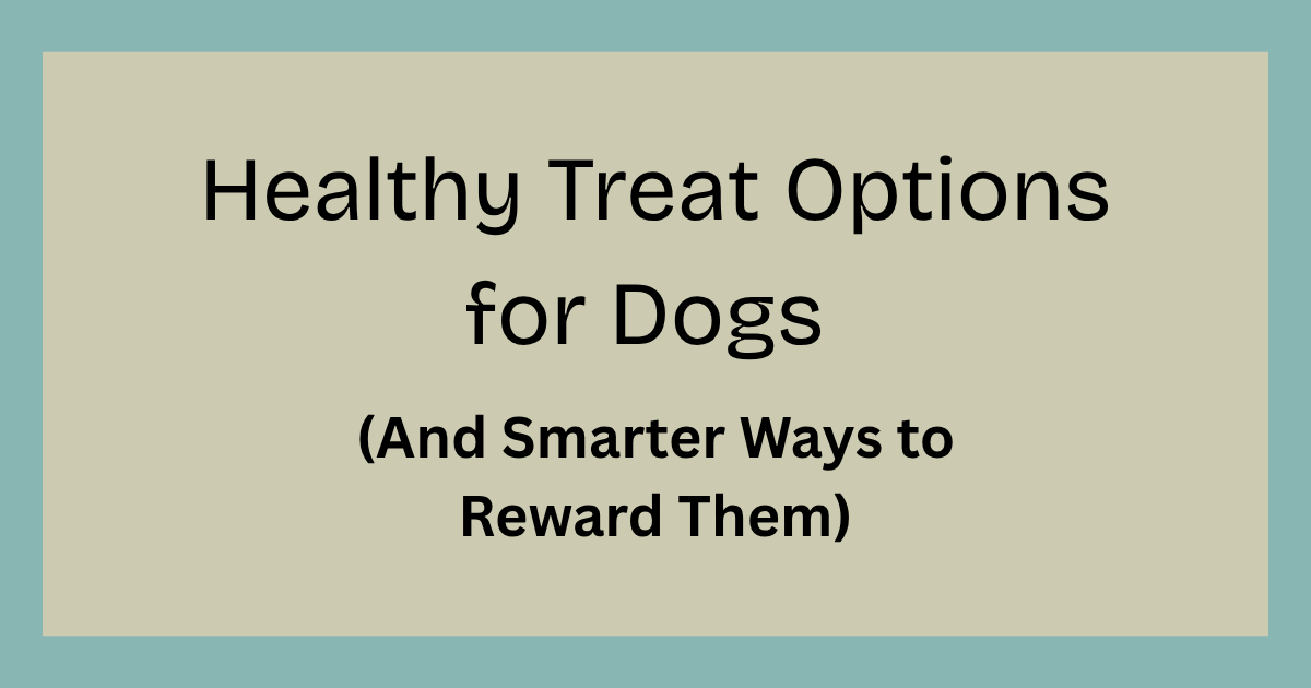 Healthy Treat Options for Dogs - And Smarter Ways to Reward Them